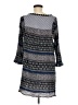 Easel 100% Rayon Print Blue Casual Dress Size M - photo 2