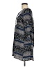 Easel 100% Rayon Print Blue Casual Dress Size M - photo 5