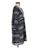 Easel 100% Rayon Print Blue Casual Dress Size M - photo 4