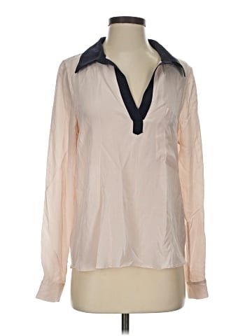 Rory Beca Long Sleeve Silk Top (view 1)