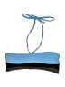 Touche Color Block Blue Swimsuit Top Size S - photo 1