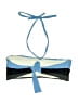 Touche Color Block Blue Swimsuit Top Size S - photo 2