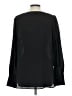 Ann Taylor LOFT 100% Polyester Black Long Sleeve Blouse Size L - photo 2
