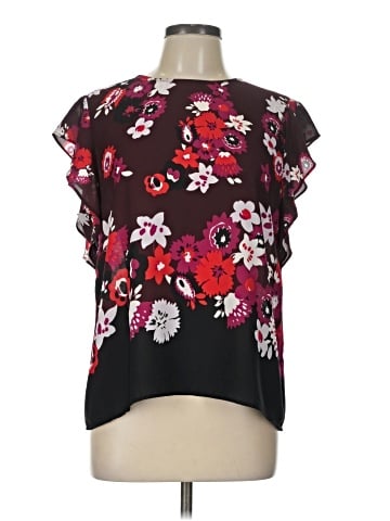 Ann Taylor Factory Short Sleeve Blouse (view 1)