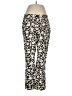 Cotélac 100% Cotton Print Ivory Casual Pants Size Med (2) - photo 1