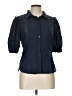 Splendid 100% Cotton Blue Short Sleeve Blouse Size L - photo 1