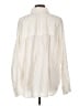 Mirth 100% Linen Ivory Long Sleeve Button-Down Shirt Size L - photo 2