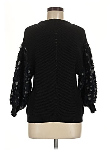Knitted & Knotted Pullover Sweater (view 1)