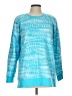 Lands' End Tie-dye Teal Pullover Sweater Size L (petite) - photo 1