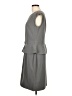 Chaps Solid Gray Casual Dress Size 12 - photo 5