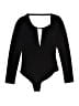 BCBGeneration 100% Polyester Black Bodysuit Size S - photo 2