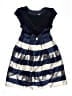 Jona Michelle Stripes Blue Dress Size 10 - photo 1