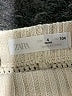 Zara Houndstooth Ivory Shorts Size 4 - photo 3