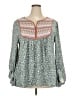 Oddi 100% Polyester Green Long Sleeve Blouse Size XXL - photo 1