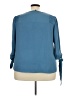 East Adeline 100% Polyester Teal 3/4 Sleeve Blouse Size 2X - photo 2