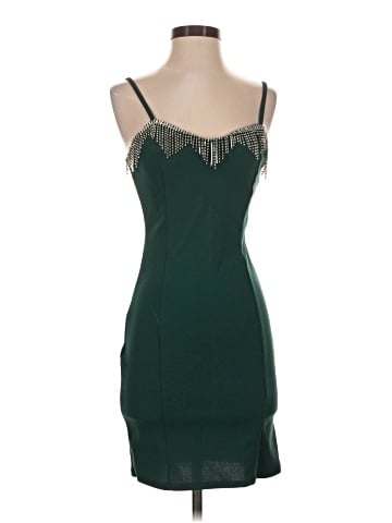 Planet Gold Cocktail Dress (view 1)