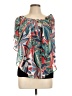 AGB 100% Polyester Green 3/4 Sleeve Blouse Size L - photo 1