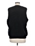 Halogen 100% Cotton Solid Black Vest Size M - photo 2