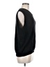 Halogen 100% Cotton Solid Black Vest Size M - photo 4
