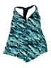 Magicsuit Print Teal Swimsuit Top Size 8 - photo 1