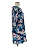 Bebop 100% Polyester Print Blue Casual Dress Size M - photo 4