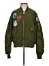 Topshop 100% Polyester Green Jacket Size 4 - photo 1