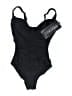 Miraclesuit Solid Black One Piece Swimsuit Size 10 - photo 1