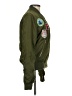 Topshop 100% Polyester Green Jacket Size 4 - photo 4