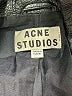 Acne Studios 100% Leather Gray Black Zip Accent Leather Jacket  Size EU 36 / US 6 - photo 10
