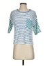 Sundance 100% Cotton Stripes Blue Pullover Sweater Size XS - photo 1
