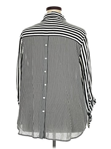 Jane and Delancey Long Sleeve Button-Down Shirt (view 2)