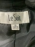 Le Suit 100% Polyester Black Blazer Size 10 - photo 6