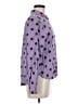 Monki 100% Viscose Polka Dots Purple Long Sleeve Blouse Size M - photo 4