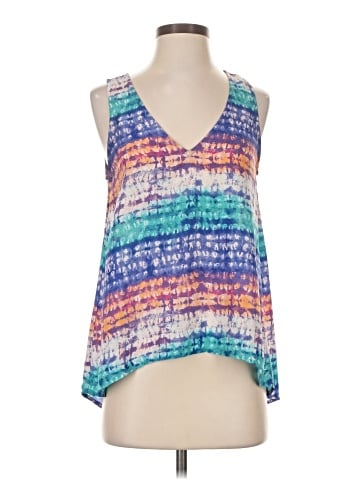Aqua Sleeveless Blouse (view 1)