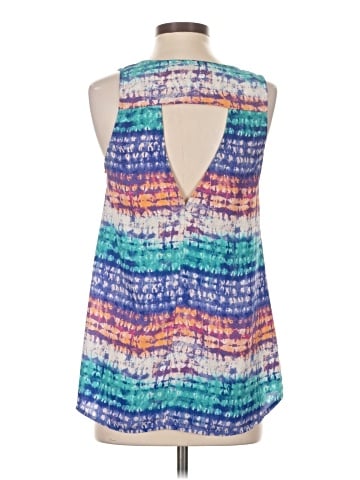 Aqua Sleeveless Blouse (view 2)