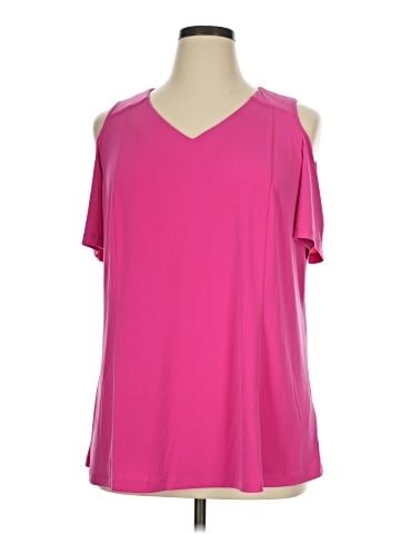 Susan Graver Short Sleeve T-Shirt (view 1)