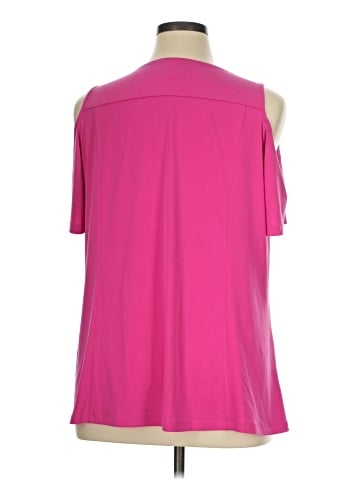 Susan Graver Short Sleeve T-Shirt (view 2)