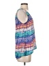 Aqua 100% Polyester Blue Sleeveless Blouse Size XS - photo 4