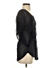 Moth 100% Cotton Black Short Sleeve Top Size S - photo 4