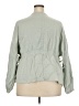 True Craft 100% Cotton Green 3/4 Sleeve Blouse Size 3X - photo 2