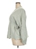 True Craft 100% Cotton Green 3/4 Sleeve Blouse Size 3X - photo 5