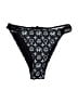 Missguided Graphic Black Swimsuit Bottoms Size 4 - photo 1