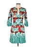 ETRO Print Teal Cocktail Dress Size EU (IT) 42 / US 6 - photo 1