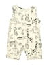 Unbranded Print Ivory Short Sleeve Onesie Size 0-3 mo - photo 1
