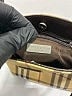 Burberry 100% Coated Canvas Plaid Ivory Nova Check Top Handle Bag One size - photo 4