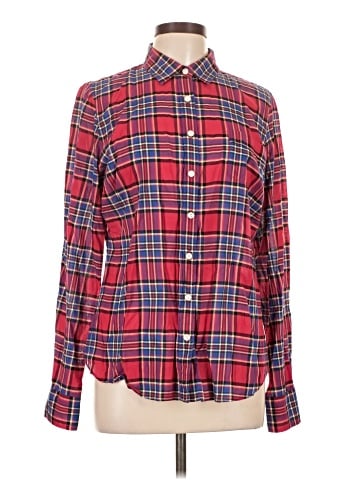 J.Crew Factory Store Long Sleeve Button-Down Shirt (view 1)