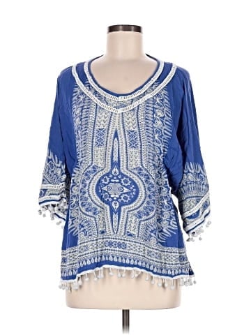 Beginning Boutique 3/4 Sleeve Blouse (view 1)