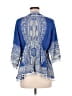 Beginning Boutique Blue 3/4 Sleeve Blouse Size Med - Lg - photo 2