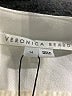Veronica Beard Ivory Sleeveless Button-Down Shirt Size 14 - photo 7
