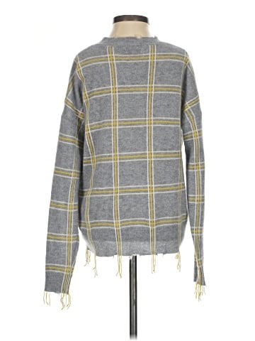 Aqua Cashmere Pullover Sweater (view 2)